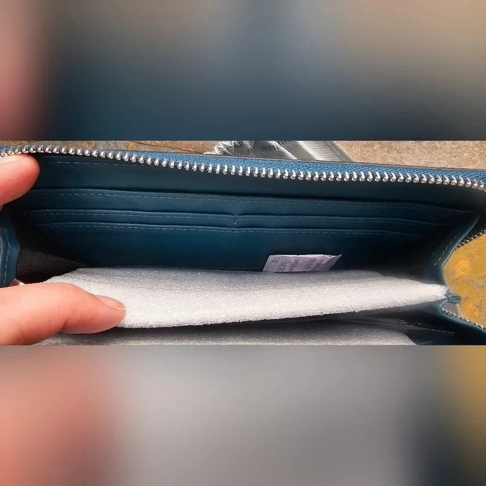 Jessica Moore Teal Wallet Wristlet  NWOT - Picture 9 of 13